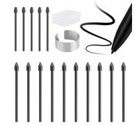 15Pcs Pen Tips Replacement Soft Pen Tips for Remarkable 1 2/Kindle Scribe | Supports 4096 Pressure Sensitivity/Tilt,with Folder and Nib Removal Tool,No Worn Out 5 Felt Nibs&10 Hard Pen Tips Replacement