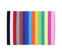 15pcs Pet ID Collars, 15 Colors Whelping Puppies Collars Double Sided Soft Adjustable for Newborns Puppies Kittens