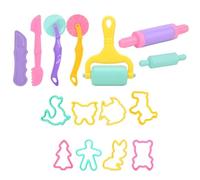 15Pcs Playdough Set, Play Dough Tools, Playdough Accessories, Kids Playdough Cutters Clay Roller and Modeling Tools