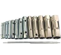 15Pcs Plumber Back Nut Tap Spark plug Spanner Duel-ended Wrench Socket Set 6-37mm