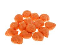 15pcs Pop up Boilies Baits Carp Fishing Lures Floating Snail Beads Orange, 20mm