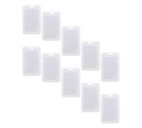 15pcs Portable Plastic Bus Card Holder with Clamshell Cover | Creative Stylish Design, Practical Badge Use, Suitable for Businessmen and Bachelors, Everyday Carrying