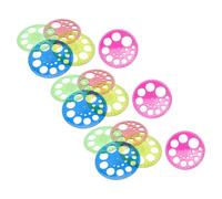 15pcs Protractor Template Plastic Multi Function Angle Ruler | Material for Precise Geometric Drawing, Suitable for Sketches and Paper, Back-to-school Technical Practice Random Color