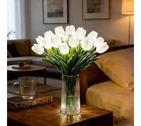 15PCS Radiant Romantic Tulip Light,Twinkling Tree Tulips Led Night Light, 2026 New Flower Shaped Ambient NightLamp,LED Lighted Artificial Flowers that NeverFade for Bedroom Bedside,Mother's Day