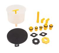 15Pcs Radiator Coolant Filling Funnel Kit Spill Proof Reinforced Design Universal Cooling System Fill Kit
