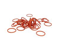15PCS Red Silicon O-Ring Silicone VMQ 1.5mm Thickness O Ring Seal Rubber Gasket Ring Washer,22x19x1.5mm