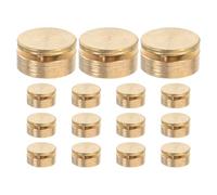 15pcs Rotating Nail Charm Bearing Golden Metal Alloy Nail Art Pivot