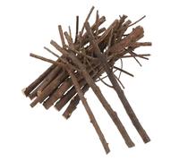 15pcs Rustic Wooden Sticks Pine Sticks Decoration Birch Twigs Decorative Dry Stick Natural Wood Craft Sticks DIY Model Accessory Sticks Twigs for Crafts Ornament Branch Log