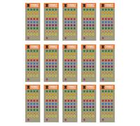 15Pcs Scope Turret Stickers for Long Range Fit Most Scope Caps