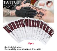 (15PCS/SET) A&D Balm Cream - Gentle Lubrication & Moisturizing for Tattoo & PMU, Soothes Dryness, Promotes Healthy Light Beige, Post-Procedure Care