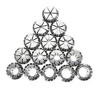 15Pcs/Set ER25 Collet Tool Precision Spring Collet Set 2-16mm CNC Collet Chuck For Milling Lathe Tools and Spindle Motors for Milling Machine Cutter