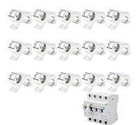 15PCS Silver Photovoltaic Isolation Miniature Circuit Breaker Lock Off Pins, Electrical Safety Lockout Device, 8mm MCB lock off kit for electricians and Solar System Installers