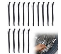 15PCS Small Brushes for Cleaning White Nylon Brush Crevice Cleaning Brush 6.7 Inch Double-Sides Detailing Brushes for Small Spaces Kitchen Sink Bathroom Gaps Window Corner