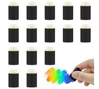 15Pcs Soft Finger Sponge Daubers Arts Craft Painting DIY Finger Paint Daubers Convenient Washable Finger Sponge Painting Kit for Crafts Chalk Art Creation