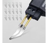 15pcs Soldering Iron Tips, 45-Degree Smooth Head for Plastic Welding, Car Bumper Repair, PP Barrels, Pipes, Washing Machine Drums