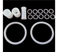15PCS Spare Parts Compatible for VEVOR Ice Cream Makers Silicone Seal Rings Tube Components Compatible for YKF Soft Serve Ice Cream Machines Fittings