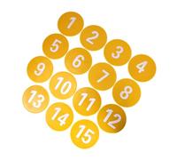 15Pcs Spots Markers Nonslip Floor Dots For Gym Flat Cones With Number Agility Markers Spots For Sports Soccer Training Fitness Coordination