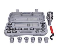 15Pcs Spring Collet Set BT40 - ER32, ER Collet Chuck Toolholder for CNC Machine, High - Accuracy Elastic Collets with Wide Clamping Range for Milling Drilling Tapping