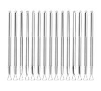 15PCS Stainless Steel Cuticle Pusher, Triangle Cuticle Peeler Scraper Remover, Double-Head Nail Art Tool for Manicure Pedicure, Dead Skin Remover for Home Salon Travel