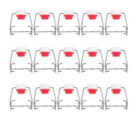 15pcs Swing Top Bottle Caps with Airtight Seal for Craft Milk Bottles