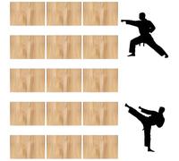 15pcs Taekwondo Karate Breaking Boards, Breakable Karate Thin Wooden Boards for Breaking Martial Arts Training Practice Kick Taekwondo Boxing Equipment Practice Performing for Kids Teenager Adult 3MM