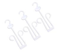 15pcs Thickened Plastic Shoes Hook for Retail Display Racks and Home | White Reusable Design, for Shoes and Gloves, Supermarket Use, Keeps Shape, Simple Storage
