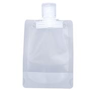 15Pcs Travel Bag Travel Pouches Clear Makeup Pouch Plastic Toiletry Containers Refillable Empty Pouches Cosmetic Fluids Bag Reusable for Shampoo Conditioner Lotion 50ml