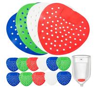 15Pcs Urinal Screen Deodorizer 7x6 Inch Heart-Shaped Urinal Screen Long Lasting Anti-Cloging Deodorizer for Men Random Color, Deodor