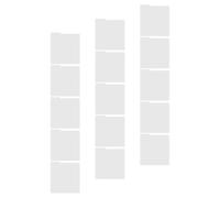 15pcs Vinyl Record Classification Divider Cards Pp White