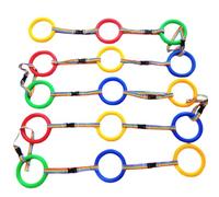 15Pcs Walking Rope for Preschool, Anti-Lost Kids Leash with Plastic Ring for Kindergarten, Daycare, Outdoor Activities, Preschool Rope for Walking in Line