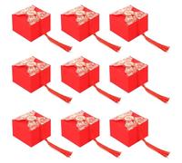 15pcs Wedding Candy Boxes Red Chinese Style Tassel Paper Gift Boxes | Decorative Party Favour Cases, Not Easy to Deform, Fine Workmanship, Romantic Treat Packaging