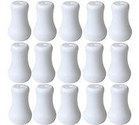 15Pcs White Cord Window Blind Knobs Hanging Small Pendants Drops Pull End For Pleated Shade Curtain Craft Drapery Hardware
