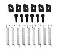 15Pcs Yootones Electric Guitar Tremolo Bridge Springs & Nut Block with Screws Guitar Cap Compatible with Tremolo Bridge Replacement Part