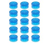 15Pcs Yootones Guitar Effect Footswitch Topper,Foot Nail Cap Pedal Topper for Protection Cap Make Effect Footboard More Efficient Anti-Slip Surface (Light blue)