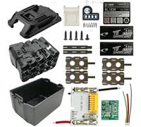 15S Li-ion Battery Management System PCBA Board, with LED Indicator Balanced Charging Protection for Power Tool Battery Packs