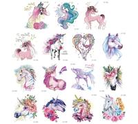 15sheets Fresh And Colorful Waterproof Tattoo Stickers/Cartoon Stickers