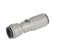 15SV ISOLATING Valve 15MM, Plastic Service Valve with Chrome Ball Valve, 5 in Pack