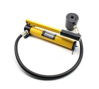 15T 16-101Mm Hydraulic Knockout Kit Sheet Metal Hole Punch Puncher Pump Cylinder Iron Driver Tool Set 10 Dies W/Box Various Cutting Tools Manual Hydraulic Clamp For Aluminum Steel and Plastic etc