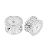 15T T5 Timing Pulley Bore 5 6 6.35 8 10 12mm For Width 10mm 15mm T5 Synchronous Belt 15 Teeth AF Type 1Pcs(Bore 8mm,16mm)