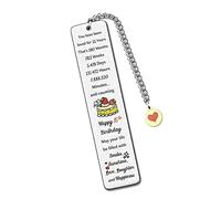 15th Birthday Bookmarkers Love Reminder Bookmark Sister Brother Bestie Friend Best Wishes Keepsake Teens Birthday Gift Son Daughter May your life be filled with Smiles Sunshine Love Laughter Happiness