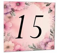 15th Birthday Card for Girls - Pink Floral Birthday Cards for 15 year old Granddaughter Daughter Kids fifteen, fifteenth Sister Niece cousin