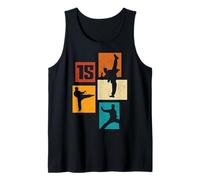 15th Birthday Karate Taekwondo 15 Years Old Boy Martial Arts Tank Top