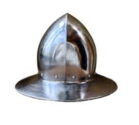 15th Century Medieval Kettle Hat Helmet | Wearable Steel Kettle Helm for Knight, Soldier LARP & Reenactment