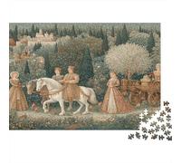 15th-century Style, Aristocracy And Social Life Jigsaw Puzzles Challenge Toy Educational Games Home Decoration for Adults& Teenager Age 14 Years Up 52x38cm/1000pcs