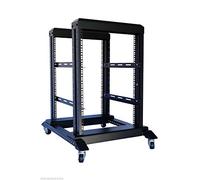 15U 4 Post Open Frame 19'' Server/Audio Steel Rack Deep From 17" (15U 17" deep)