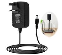 15V 2A Power Supply Adapter AC 100-240V 50/60Hz to DC Converter with 5.5mm x 2.1mm Jack for LED Strip Lights Wireless Router Speakers CCTV Monitor Electronic Keyboard Game Console cable 1m