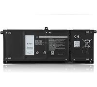15V 53Wh H5CKD 7T8CD TXD03 Laptop Battery Replacement Compatible for Dell Latitude 3410 3510 Vostro 5300 5301 5401 5501 Inspiron 5300 5401 5408 5501 5508 7405 7300 7500 7506 2-in-1 Silver Edition