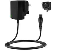 15V Chager for Philips Shaver,HQ8505 Power Cable Charger Cord UK for Series Beard Trimmer S3233, S3333, S1332, BT5502, BT9810, MG7790 MG7750 Electric Razor Aquatouch Power Lead