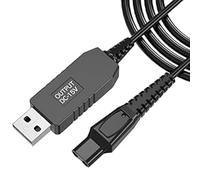 15V Charger Cable for Philips Shaver, USB Replacement Power Cord for HQ8505 Philips Razor Chargers, Norelco 9700, 9300, 8900, 6100, 5700, 5550, 3000, 3500, 4200, 4500 Electric Shavers Accessories