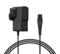 15V for Philips Shaver Charger HQ8505 Cable, UK for Series 5000, 7000, 9000 Beard Trimmer BT5502, BT9810, S5465, S3233, S3333, S1332, MG7790, MG7750 Electric Razor Aquatouch Power Lead (Black)